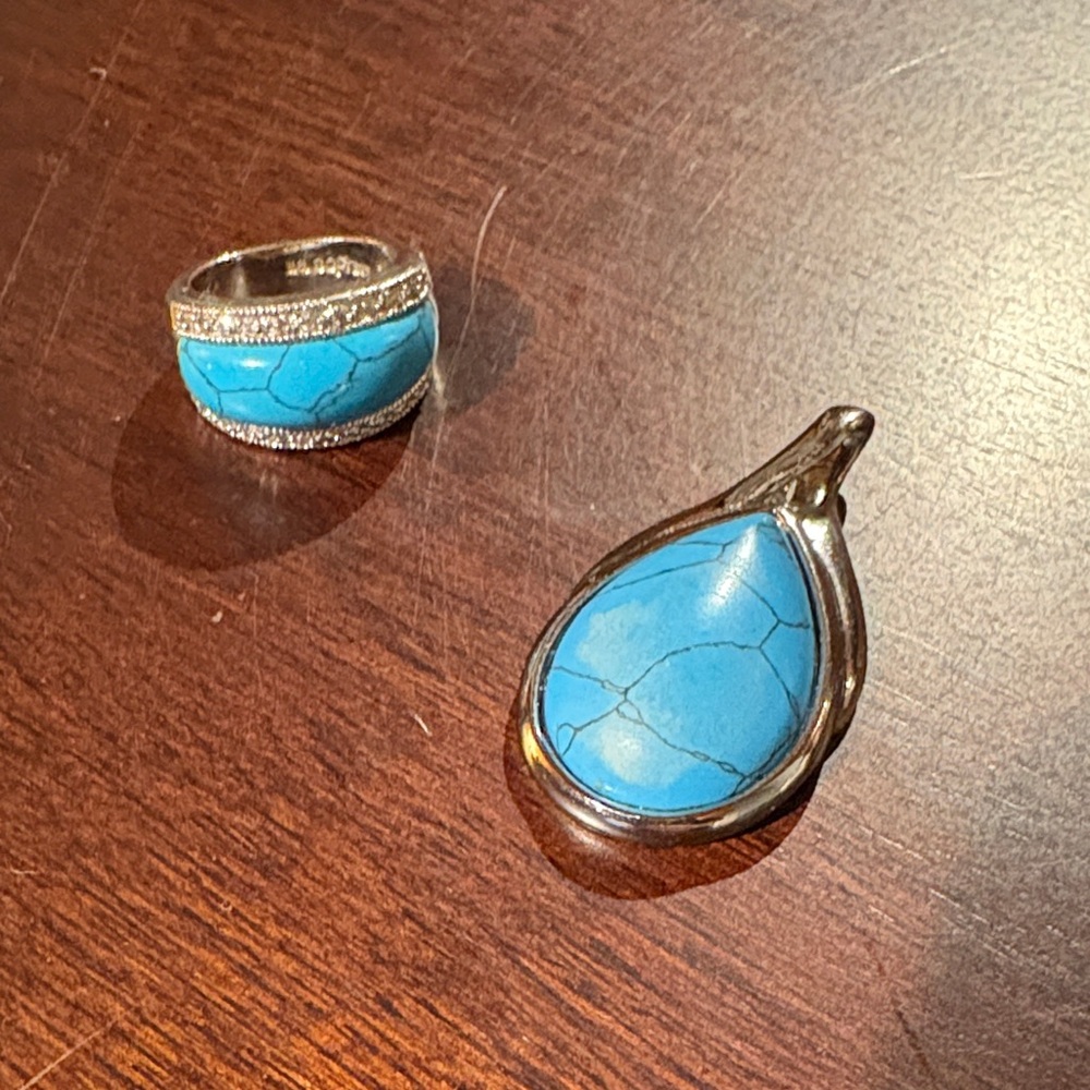 Lia Sophia Pendant and Ring